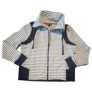 Ralph Lauren Navy and White Striped Jacket